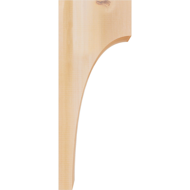 Huntington Corbel, H 26 po x l 3,5 po x P 10 po, Lisse, Cèdre rouge