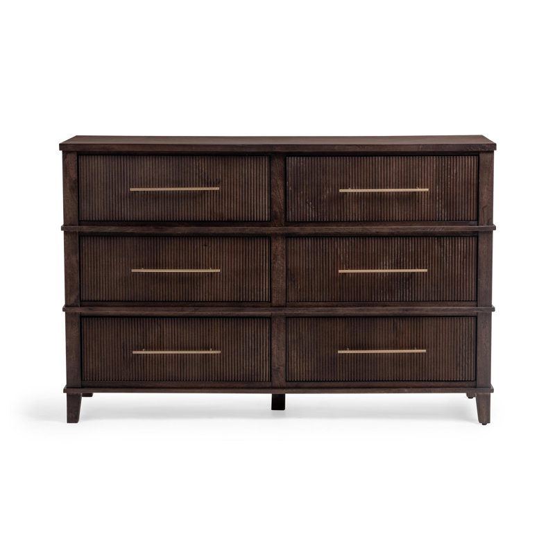 Westlake 6-drawer Mango Wood Dresser