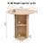 31.5'' Round Pedestal Dining Table-1664408458