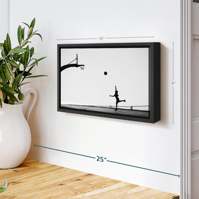 Basketball Player Canvas Print, 9" H x 13" W