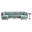 Dayman Modern Storage Convertible Sectional Sofa With End Table-944173781