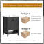 Meuble-lavabo simple 23,6 po Frauke