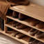 Banc en bois massif Burlywood-738342650