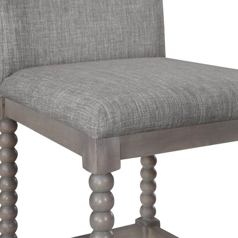 Tabouret de comptoir 26,5 po Lippold, gris