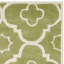 Tapis vert / ivoire en laine touffeté à la main Carolene-19274970