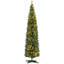 Grand sapin de Noël artificiel pré-éclairé avec lumières DEL-337990023