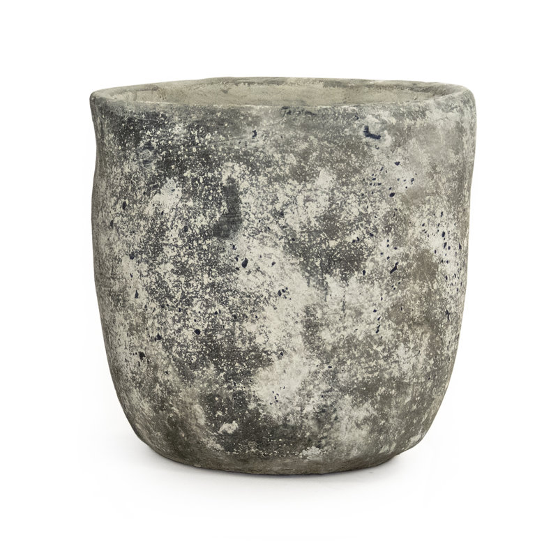 Dill Stoneware Table Vase, 9" H x 9.5" W x 9.5" D