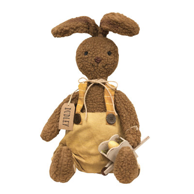 Easter Bunny Stuffed Holiday Accent