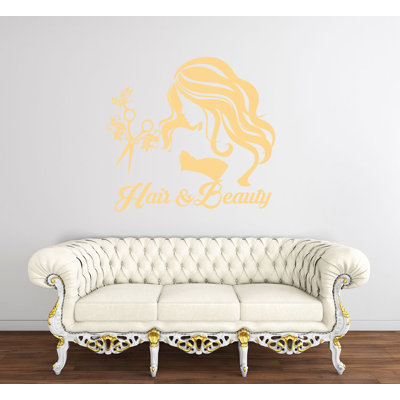 Adhésif décoratif pour cheveux et salon de beauté