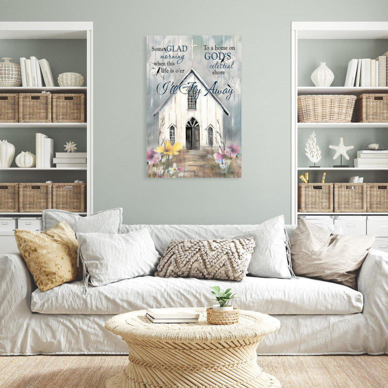«I Ll Fly Away», impression sur toile, H 20 po x l 16 po x P 1,25 po