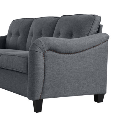 Comfortable Modern Style 3-piece Sectional Sofa Set For Apartments - Soft Polyester Fabric And Durable Construction