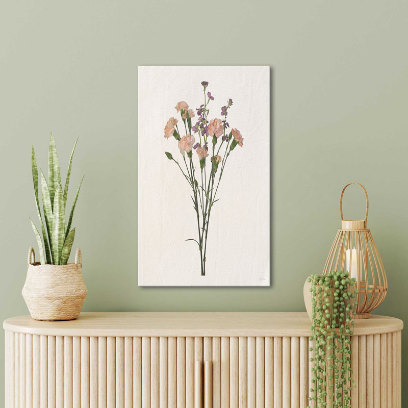 "Organic Floral I" par Natalie Carpentieri, reproduction sur toile, H 48 po x l 28 po