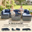 Rattan Sofa Set