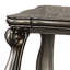 Table de bout Traditional Traditional Platinum avec tablette de couleur grise