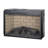 Infrared Quartz Woodlog Fireplace Insert with Brick Design-114137762