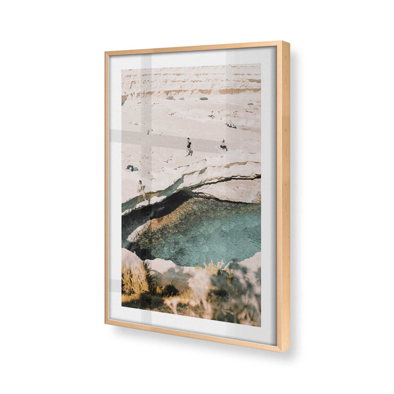 «Serenity by the Cove», impression roulée, sans cadre, Érable brut encadré, H 11 po x l 9 po x P 1,25 po