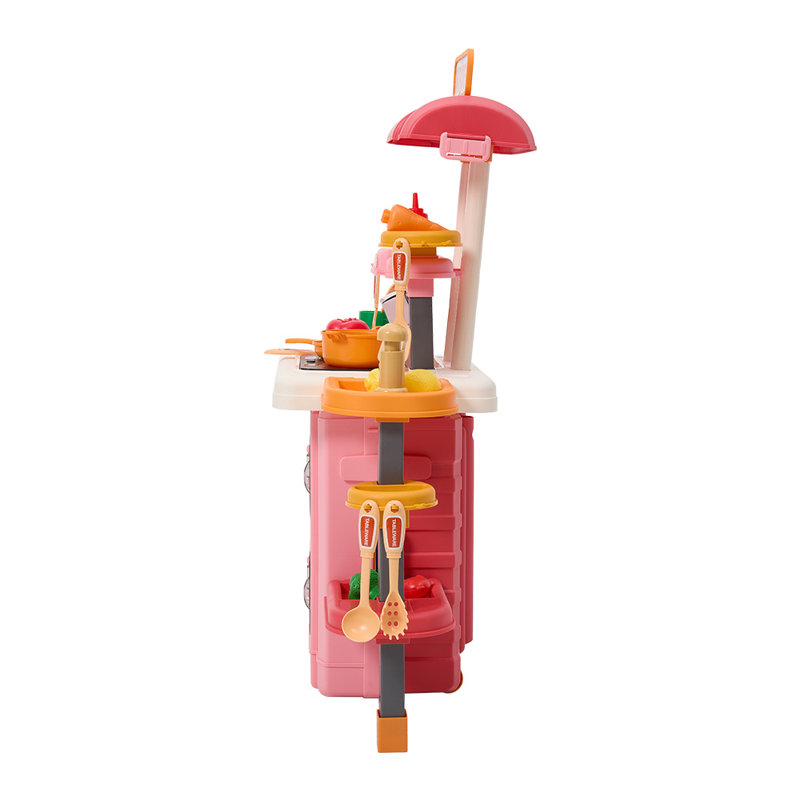 49Pcs 3-in-1 Pretend Kitchen Playset