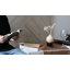 Vase de table brun intérieur / extérieur 6 po