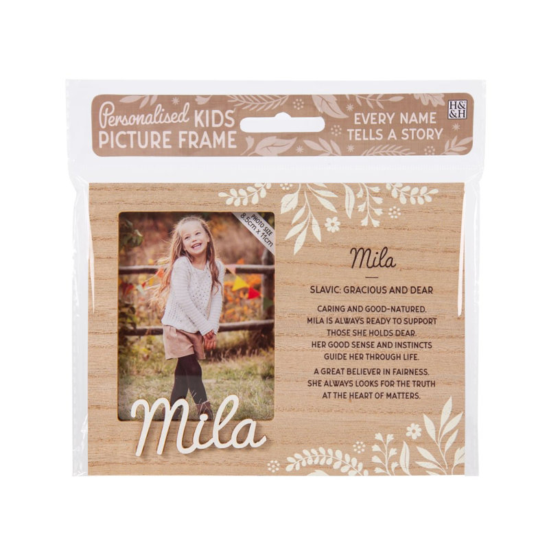 Hazella Tan Solid + Manufactured Wood Picture Frame