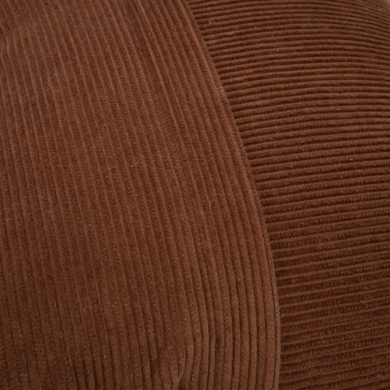 Coussin en coton Brockett, Brun