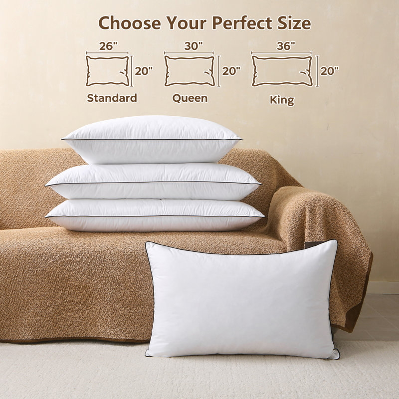Coussin de soutien moyen Hotel, Grand lit