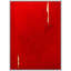 Red Wash Painting by Lillian August