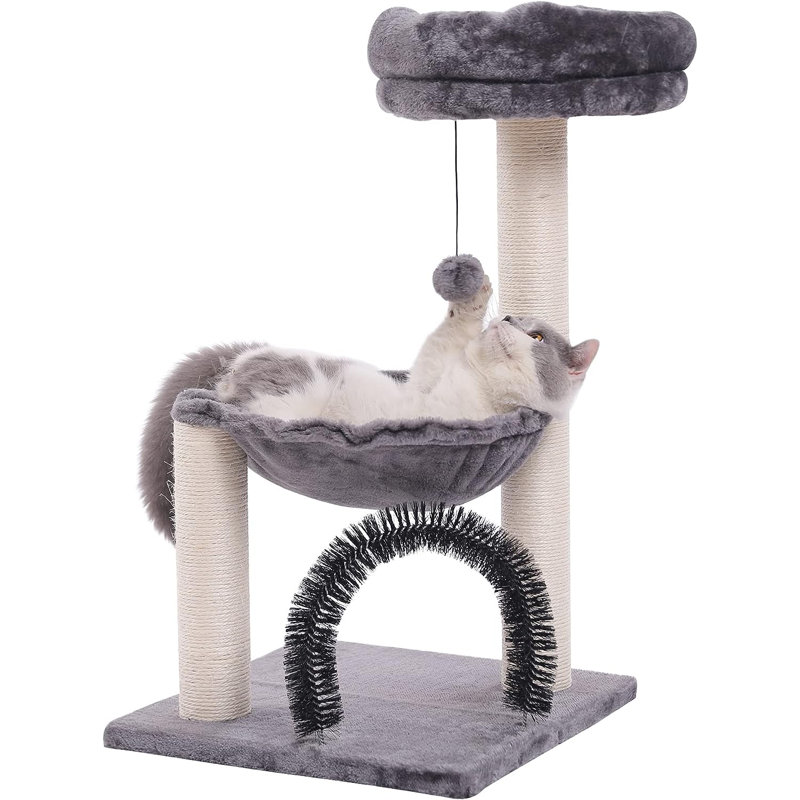 Dollinda 27.8'' H Cat Tree, Smoky Gray