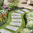 Steel Landscape Edging Rust-Resistant Edging Border-112835780-112835781