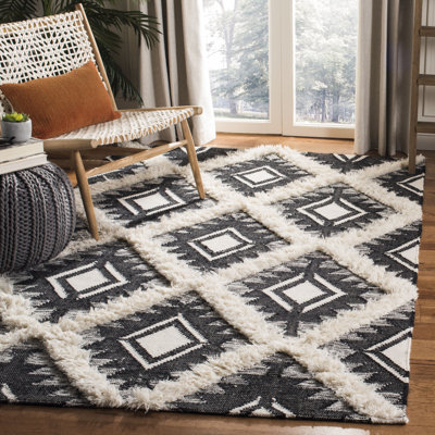 Jeffreys Geometric Hand Woven 183cm X 274cm Area Rug