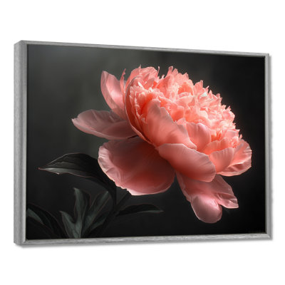 Décoration murale romantique pivoines romantiques roses en fleurs IV - pivoines