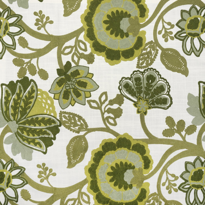 Tissu Secret Garden, Olive