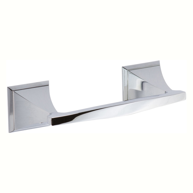Cayden Double Post Toilet Paper Holder, Polished Chrome