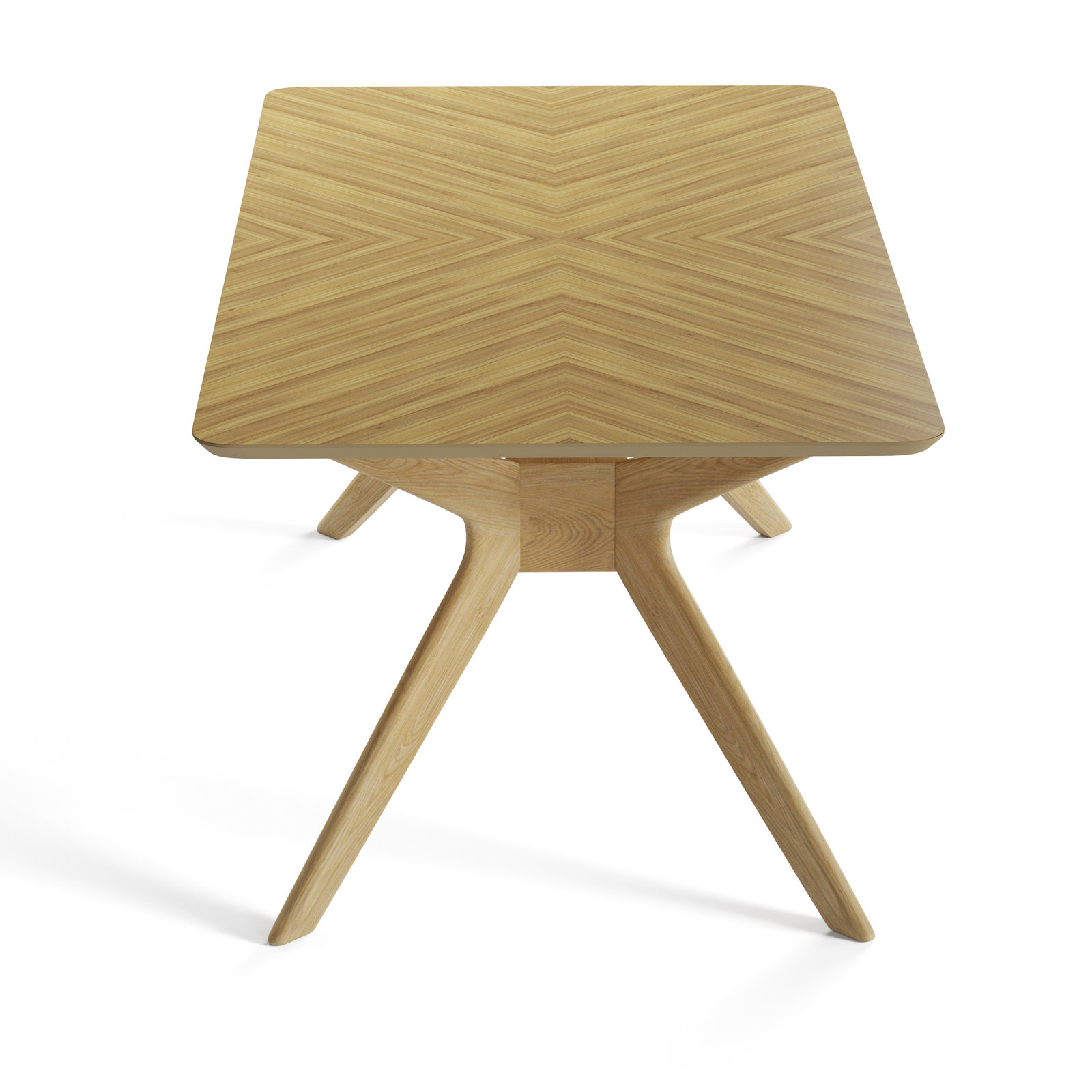 Budapest 71" Oak Dining Table, Oak