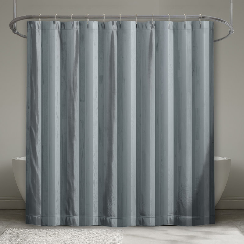 Rideaux de douche à panneaux verticaux en bois très longs, L 70 po x H 93 po