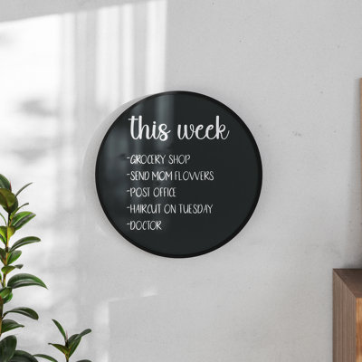 Millworks Commercial Wall Mount Wooden Frame Magnetic Chalkboard with Eraser and Chalk