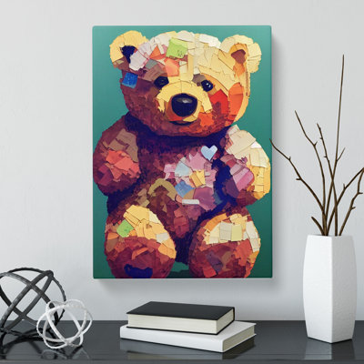 Colourful Teddy Bear Vol.2 - Wrapped Canvas