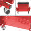 Coffre à outils roulant à 3 tiroirs avec plateau à outils latéral (rouge)-902769717