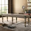Banc rembourré en microfibre avec garniture cloutée en bois flotté Birmingham