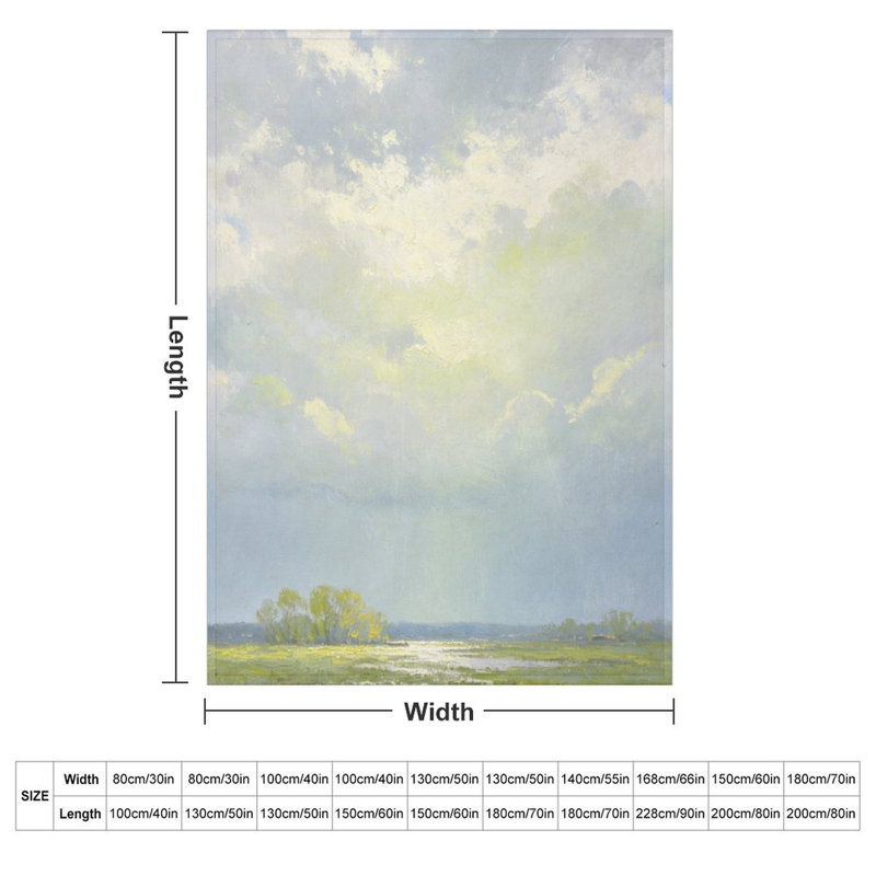 Jeté en flanelle de luxe pour ciel nuageux, couverture douce et douce pour le canapé du salon, 40 po x 50 po