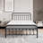 Full Size Black  Metal Platform Bed Frame