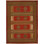 Wool Area Rug in Rust/Red/Green