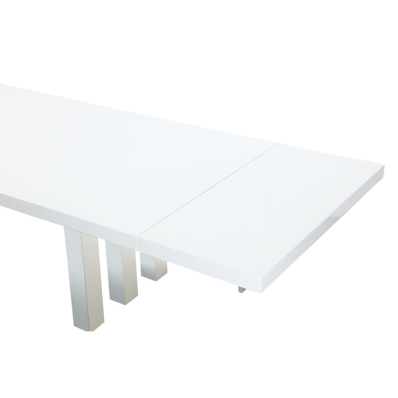 Roma White Lacquer Table