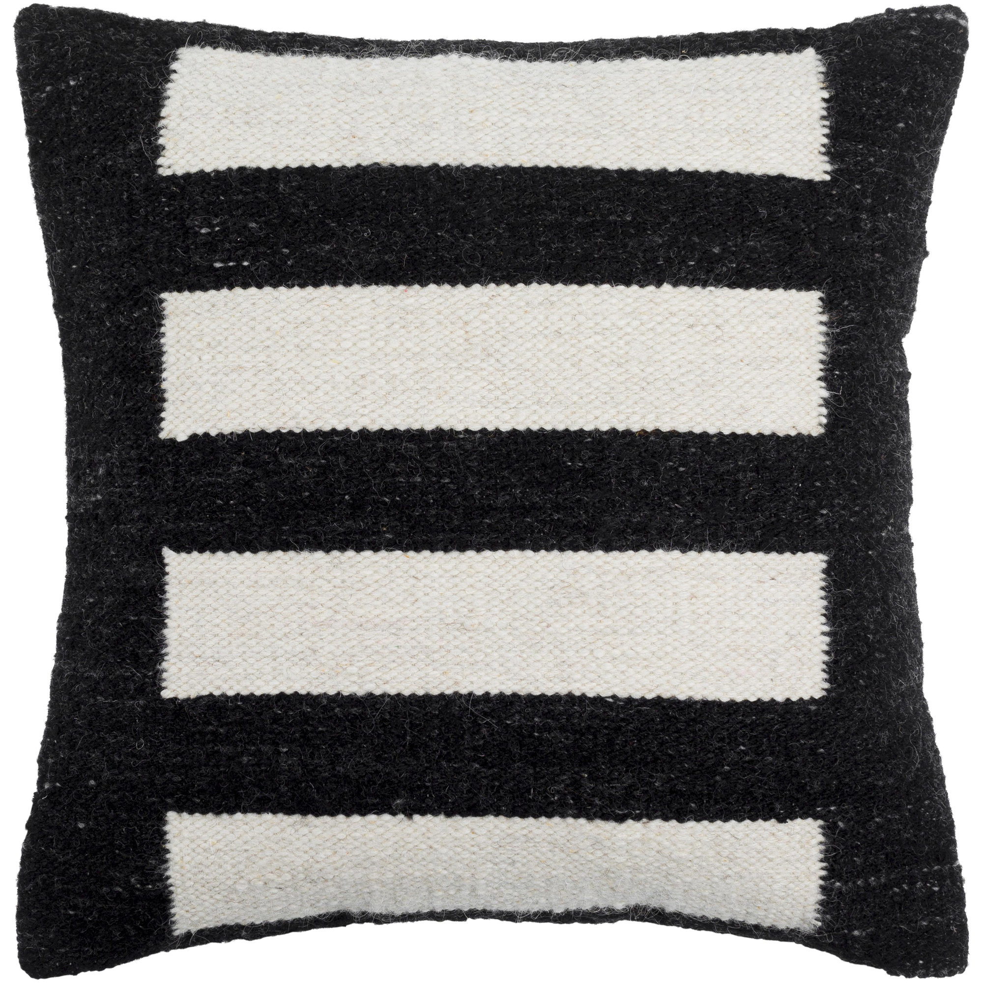 Osmund Geometric Throw Pillow, Light Silver, 18" x 18", Pillow Cover Only - No Insert