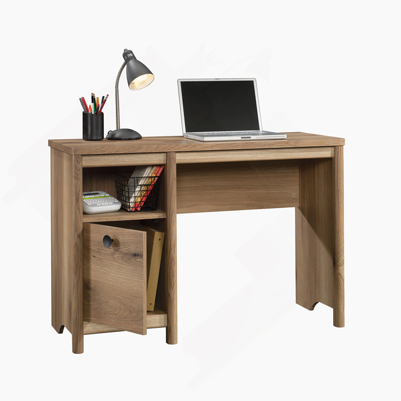 Rectangle Desk With Storage For Home, Office, Brown