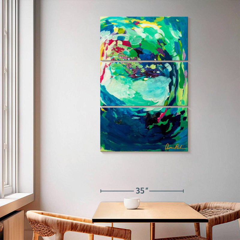 Avery Calico, 65" H x 42" W