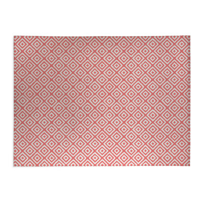 Ikat Grunge Low Profile Kitchen Mat