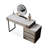 Makeup Vanity with Light mirror,5 drawers