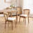 Rustic Dining Chair With Wicker Back And Wide Seat For Dining Room, Parlor-1035899829-1035899848