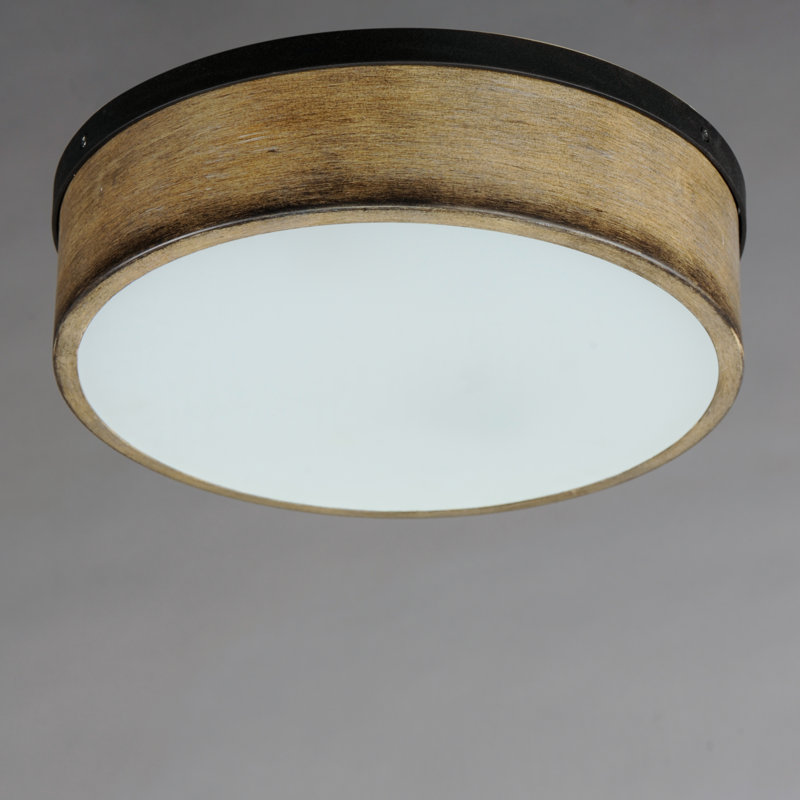 Alvonia Glass Flush Mount