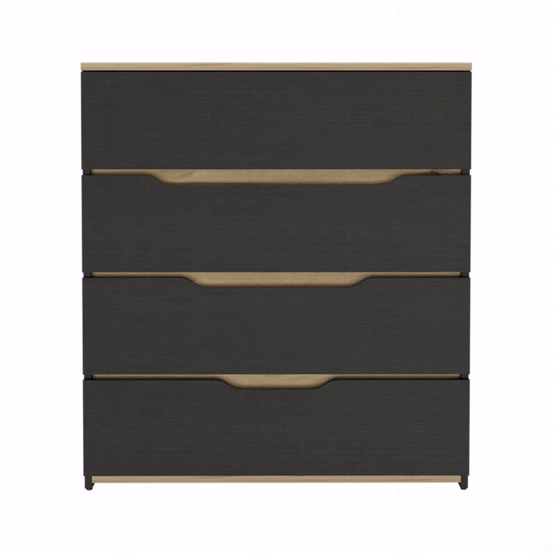 Commode, plateau supérieur, quatre tiroirs